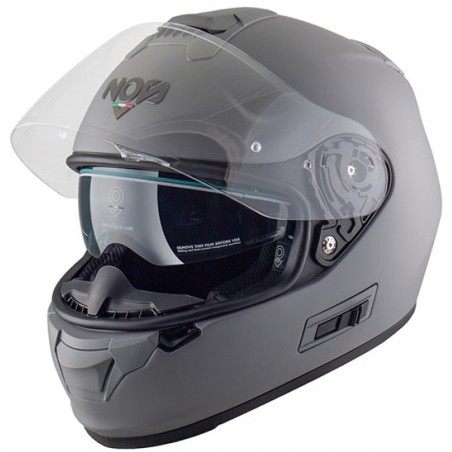 Casco integrale NOS NS-7F grigio pastello opaco