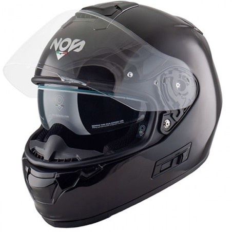 Casco integrale NOS NS-7F nero lucido