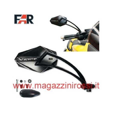 Specchio FAR da manubrio Viper 4 per Yamaha T-Max 500 0