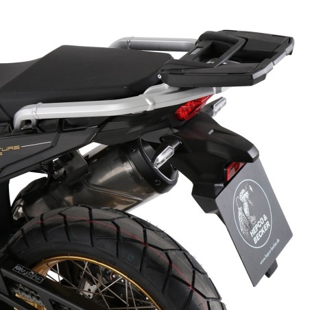 Portapacchi nero Hepco & Becker Easy Rack per Honda CRF 1100L Africa Twin ADV