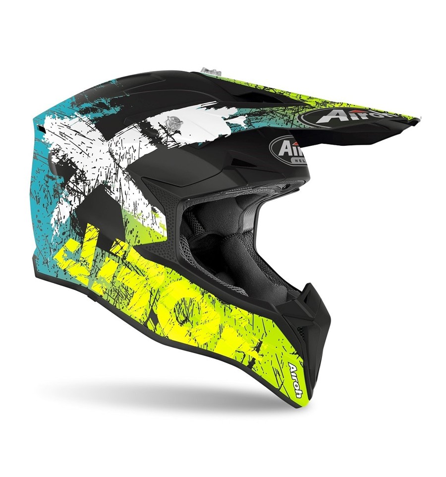 Casco Airoh cross enduro WRAAP Demon Matt – Stile Moto