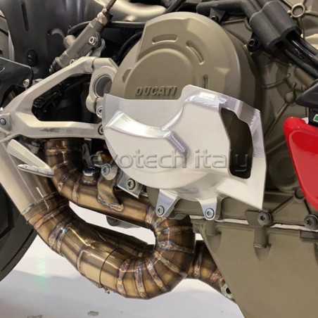 Protezione Carter destro per coperchio frizione Evotech su Ducati Streetfighter V4 dal 2019