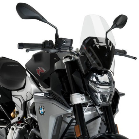 Cupolino Puig Naked Sport per BMW F900R dal 2019 senza supporto originale, Trasparente