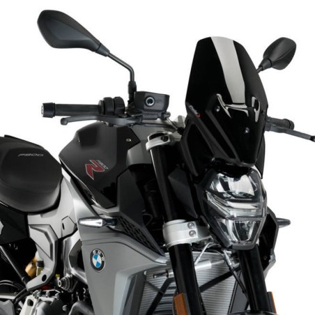 Cupolino Puig Naked Sport per BMW F900R dal 2019 senza supporto originale, fumè scuro