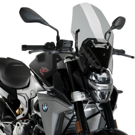 Cupolino Puig Touring per BMW F900R dal 2019, fumè chiaro