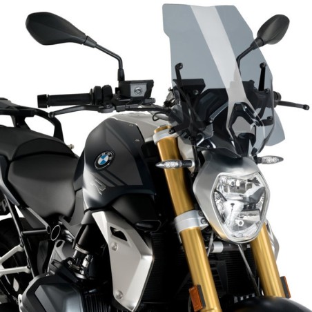 Cupolino Puig Touring per BMW F900R dal 2019, fumè chiaro