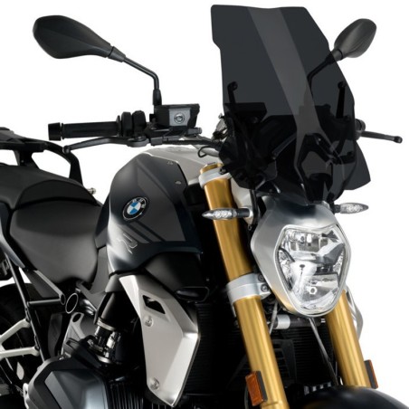 Cupolino Puig Touring per BMW R1250 R dal 2019, fumè scuro