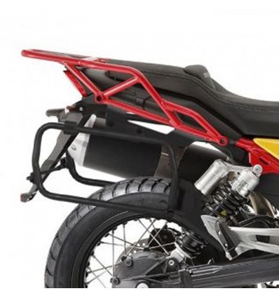 Portavaligie laterale Shad 4P per valigie compatibili su Moto Guzzi V85 TT dal 2019