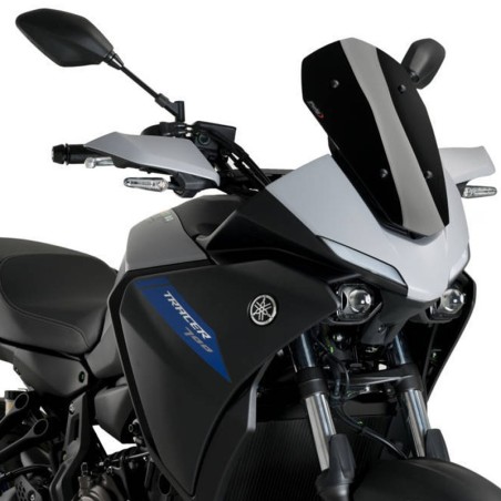 Cupolino Puig Sport nero per Yamaha Tracer 700 2020