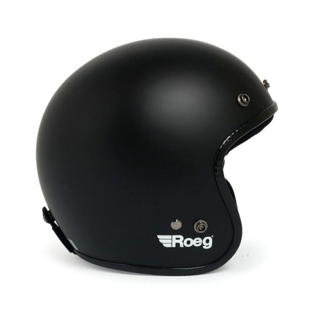 Casco Roeg Jett Ventage monocolore nero opaco