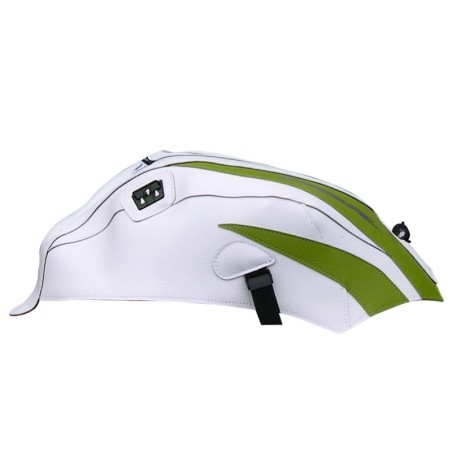 Copriserbatoio Bagster per Honda CBR 600RR 07-12 bianco e verde