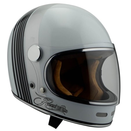 Casco integrale Vintage By City Roadster grigio e nero