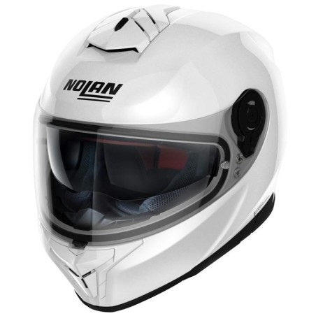 Casco Nolan N80.8 Classic N-Com bianco lucido