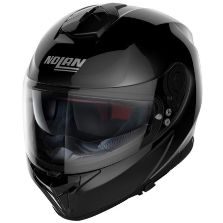 Casco Nolan N80.8 Classic N-Com nero lucido