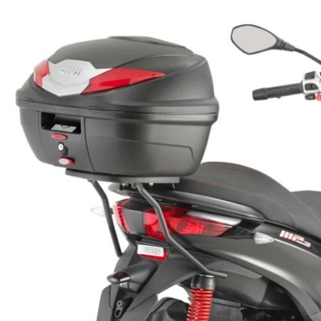 Portapacchi Givi Monokey per Piaggio MP3 Yourban 125-300 11-18 e MP3 300 HPE