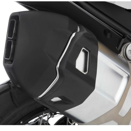 Protezioni Wunderlich per scarico OEM su BMW R1200GS e R1250GS/Adv