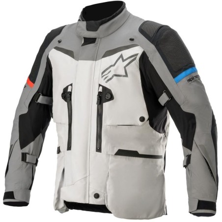 Giacca da moto Alpinestars Boulder Goretex grigio e blu