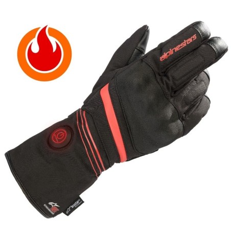 Guanti da moto riscaldanti Alpinestars HT-5 Drystar neri