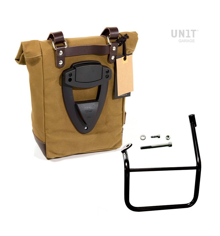 Kit borsa laterale sx Unit Garage in canvas per Fantic Caballero