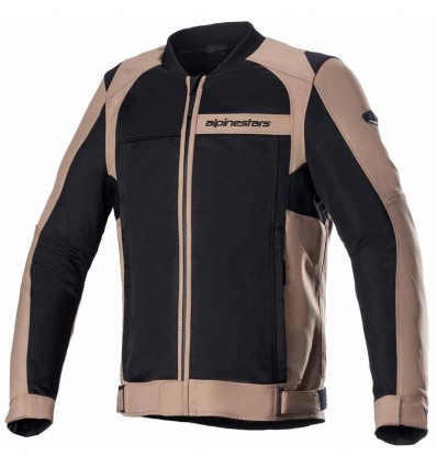 Giacca da moto Alpinestars Luc V2 Air Jacket marrone e nera