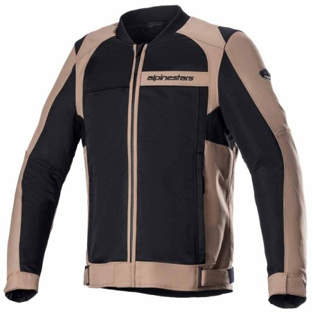 Giacca da moto Alpinestars Luc V2 Air Jacket marrone e nera