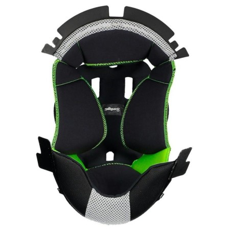 Interno ricambio casco Grex G6.1 e Nolan N62 nero e verde