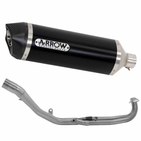 Marmitta Arrow Race-Tech Aluminium Dark KAT per Yamaha T-Max 530 17- e 560