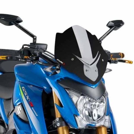 Cupolino Puig Sport per Suzuki GSX-S 1000 dal 2015 nero