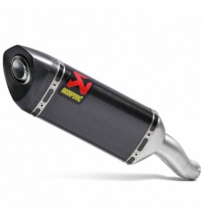 Marmitta Akrapovic Slip On Carbonio per Yamaha YZF R3 fino al 2016