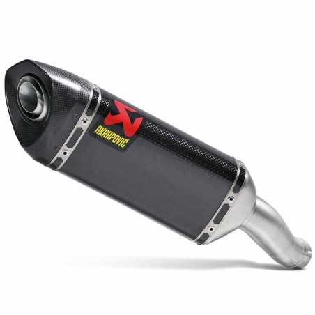 Marmitta Akrapovic Slip On Carbonio per Yamaha YZF R3 fino al 2016