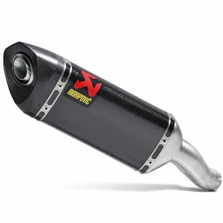 Marmitta Akrapovic Slip On Carbonio per Yamaha YZF R3 15-21