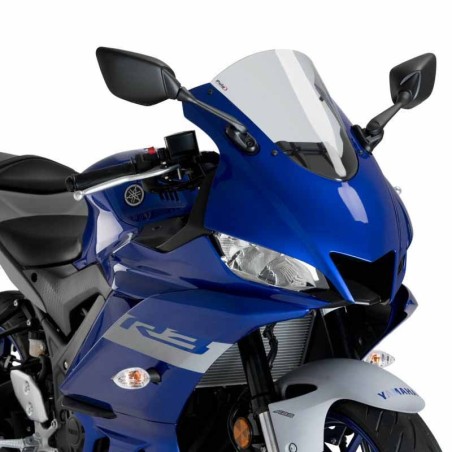 Cupolino Puig R-Racer per Yamaha YZF R3 dal 2019  trasparente