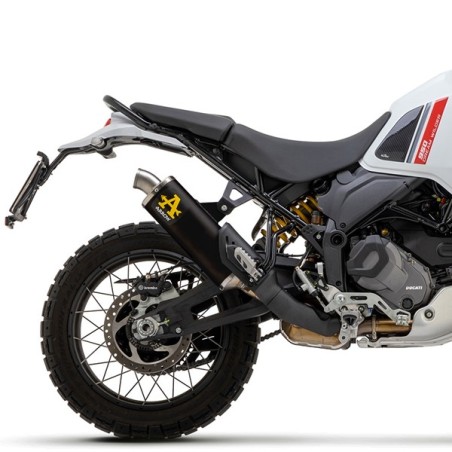 Terminale Arrow Indy Race Alluminium Dark per Ducati Desert X