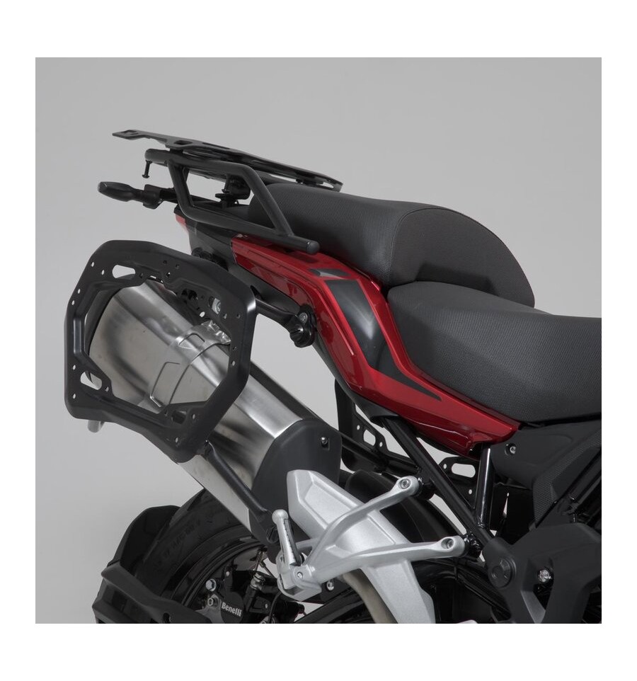 Kit Valigie Sw Motech Trax Adv Alluminio Nero Per Benelli Trk X