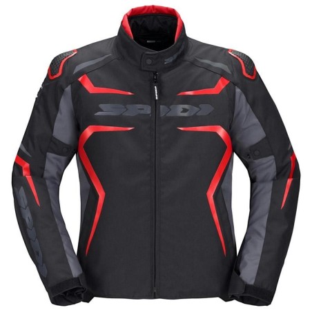 Giacca da moto Spidi Race-Evo H2Out nera e rossa