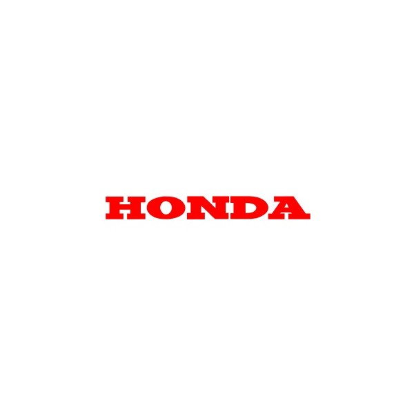 Adesivo scritta Honda rosso cm 7