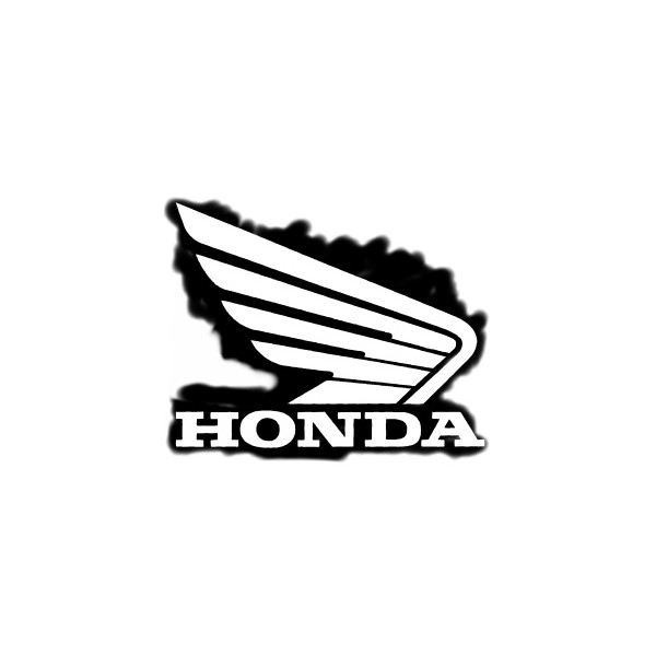 Adesivo ala Honda bianco cm 12