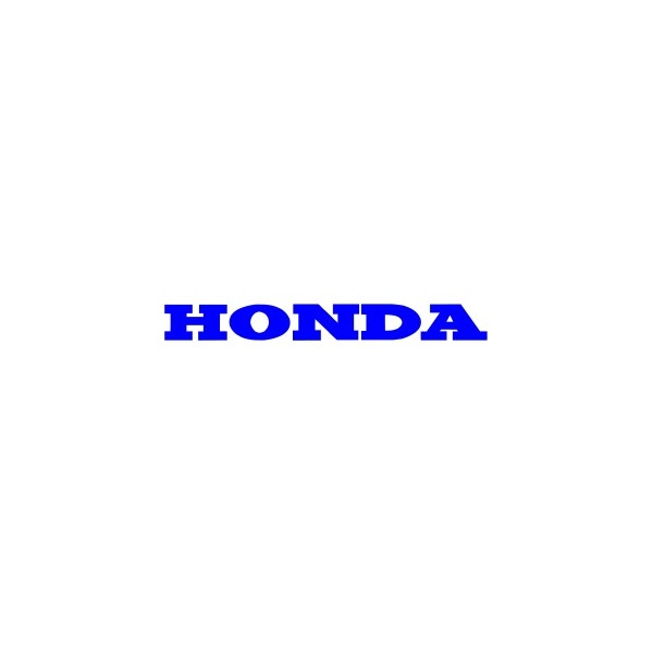 Adesivo scritta Honda blu cm 7