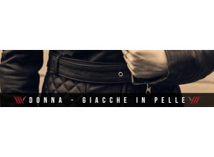 Donna giacche da moto in pelle