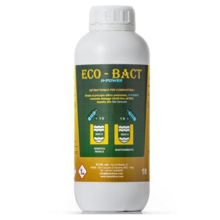 Additivo Eco Bact battericida per gasolio e diesel flacone da 1 lt