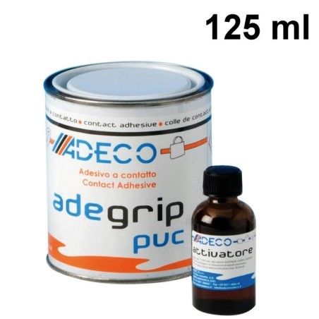 Colla bicomponente Adegrip per gommoni in PVC 125 gr.