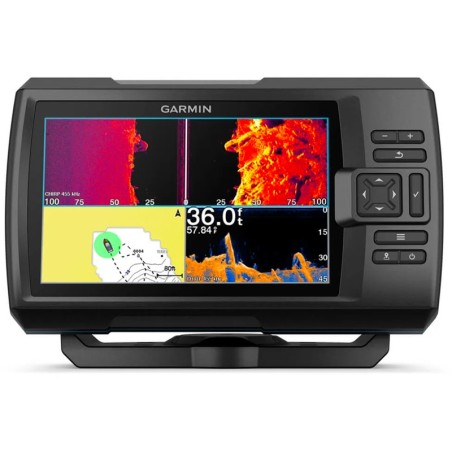 Ecoscandaglio Garmin Striker Vivid 7sv con SideVü, ClearVü e Chirp Tradizionale