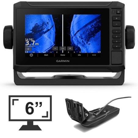 Chartplotter Garmin Echomap UHD2 62sv da 6 pollici con trasduttore