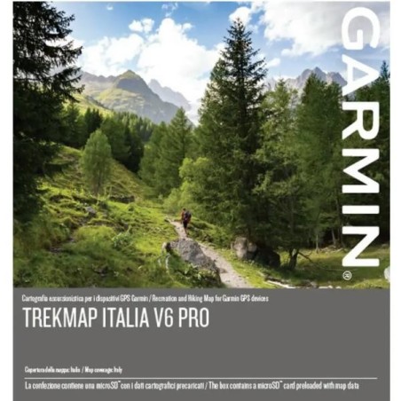 Mappa Garmin TrekMap Italia V6 Pro su micro SD