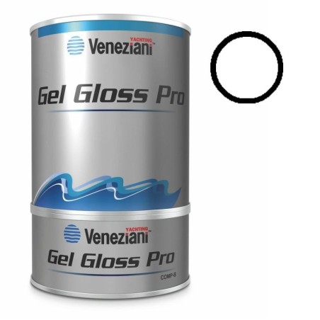 Vernice smalto Veneziani Gel Gloss Pro 0,75 lt. bianco