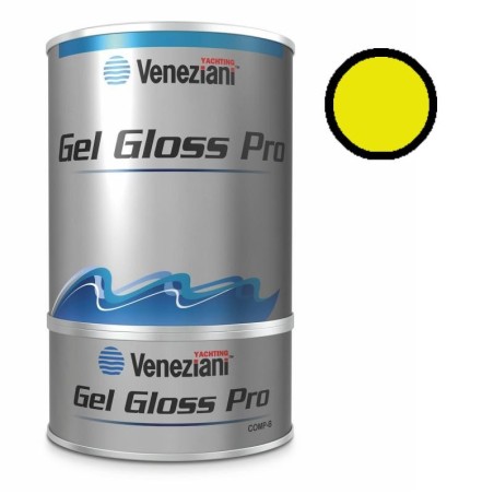 Vernice smalto Veneziani Gel Gloss Pro 0,75 lt. giallo limone