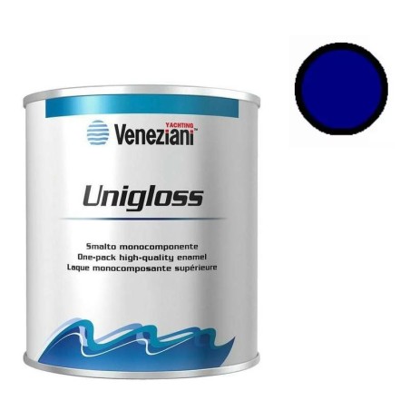 Vernice smalto Veneziani Unigloss 0.75 lt blu fondale