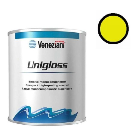 Vernice smalto Veneziani Unigloss 0,75 lt giallo limone