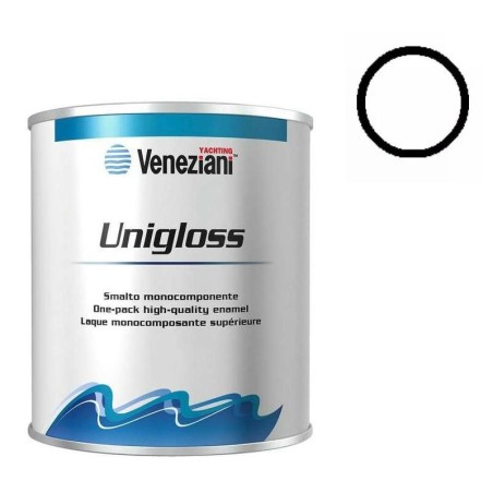 Vernice smalto Veneziani Unigloss 0,75 lt bianco extra