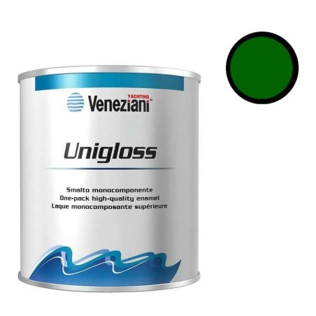 Vernice smalto Veneziani Unigloss 0,75 lt verde reef